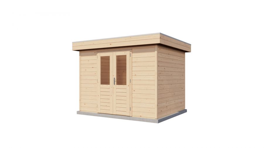 Lugarde Select Prima Enschede tuinhuis 300x240 cm 28 mm vuren blank