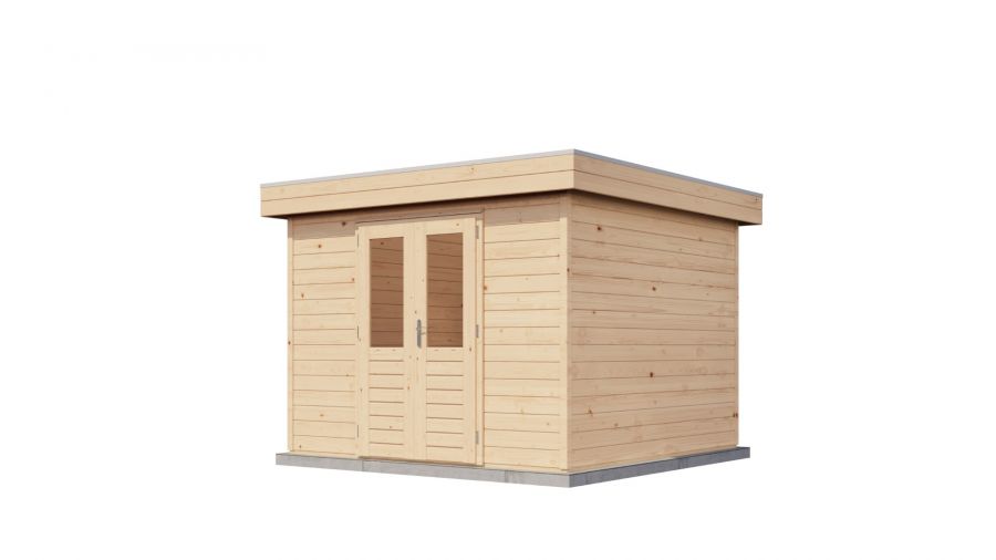 Lugarde Select Prima Gouda tuinhuis 300x300 cm 28 mm vuren blank