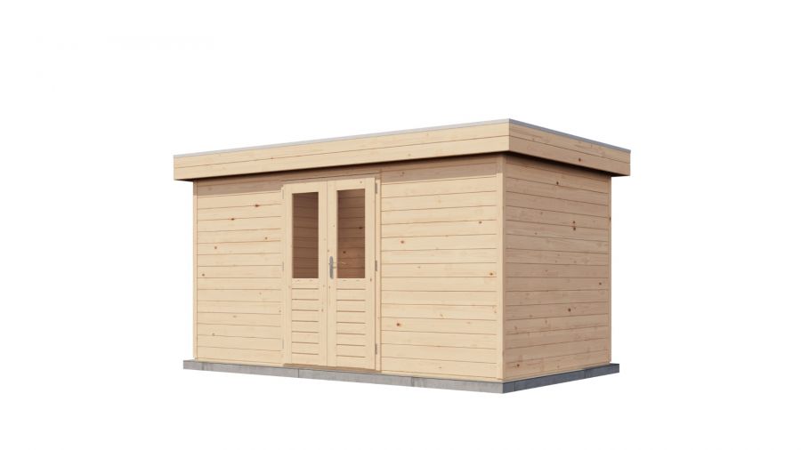 Lugarde Select Prima Heerenveen tuinhuis 420x240 cm 44 mm vuren blank