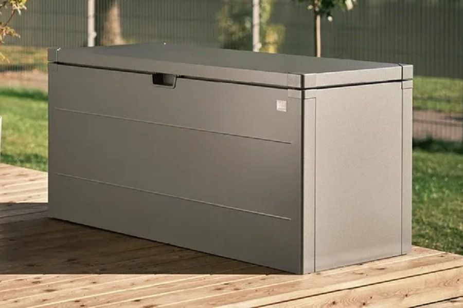 Biohort Kussenbox kwartsgrijs 140x60x71 cm
