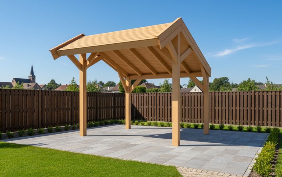 YARD Outdoor SUBLIME kapschuur 300x300 cm Douglas blank