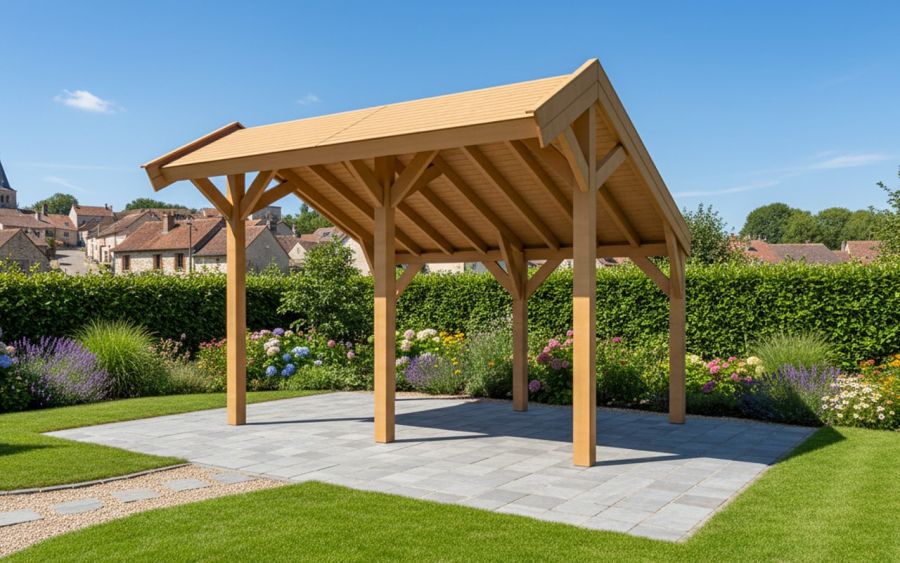 YARD Outdoor SUBLIME kapschuur 400x250 cm Douglas blank