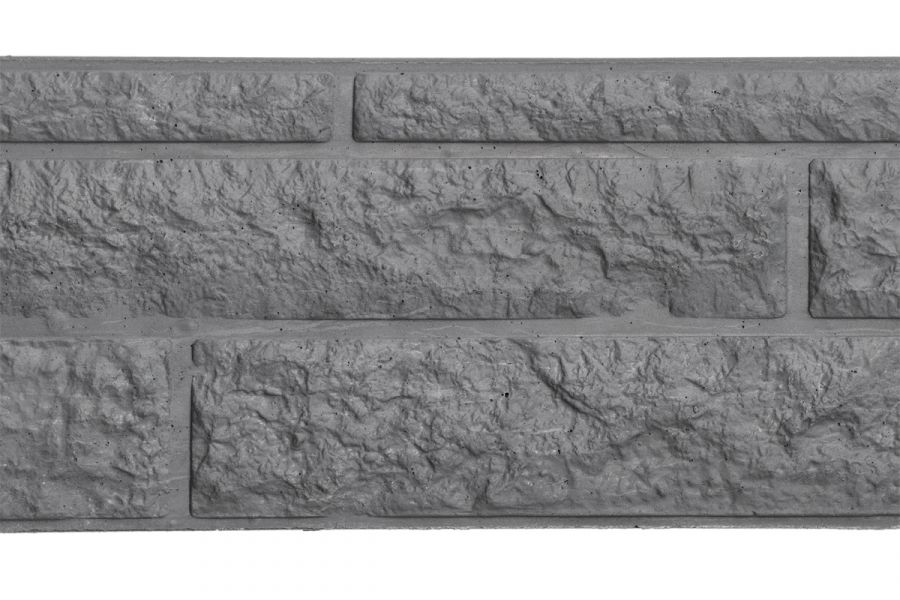 Onderplaten antraciet Rotsmotief 4,8x36x184 cm