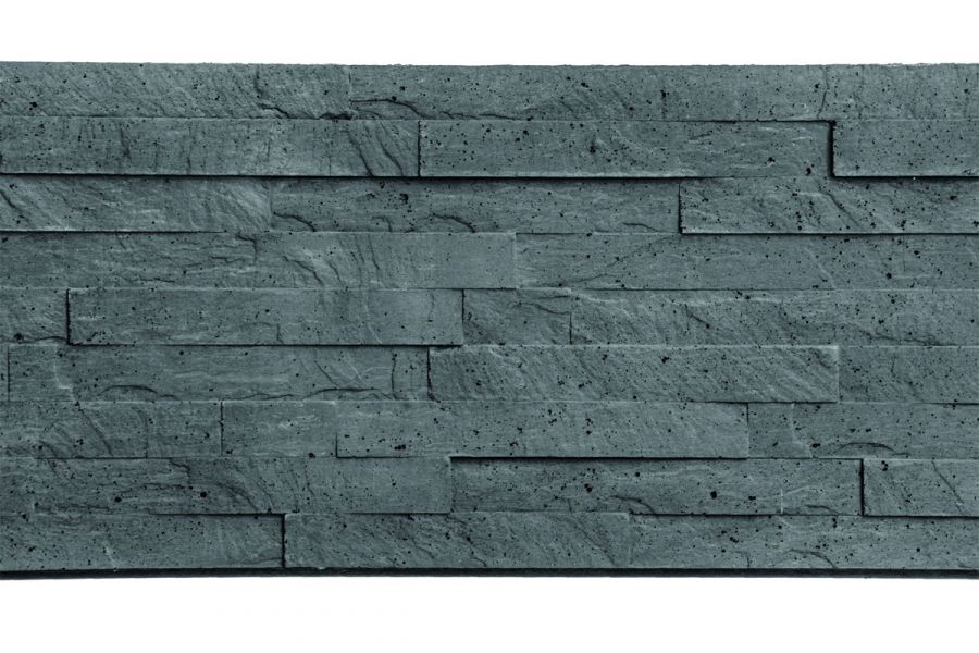 Onderplaten antraciet Leisteenmotief 3,5x36x184 cm