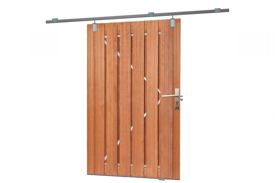 Schuifdeur 130x195 cm - Hardhout