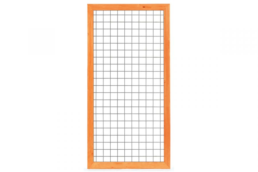 Gaaselement met Red Class Wood kader 90x180 cm