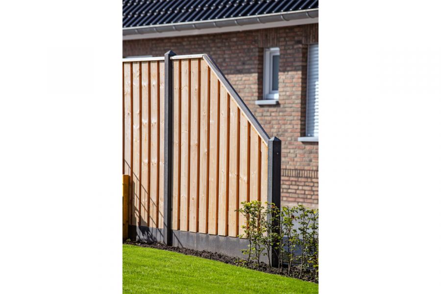 Tuinscherm Casablanca Verloop 180x180/90 cm
