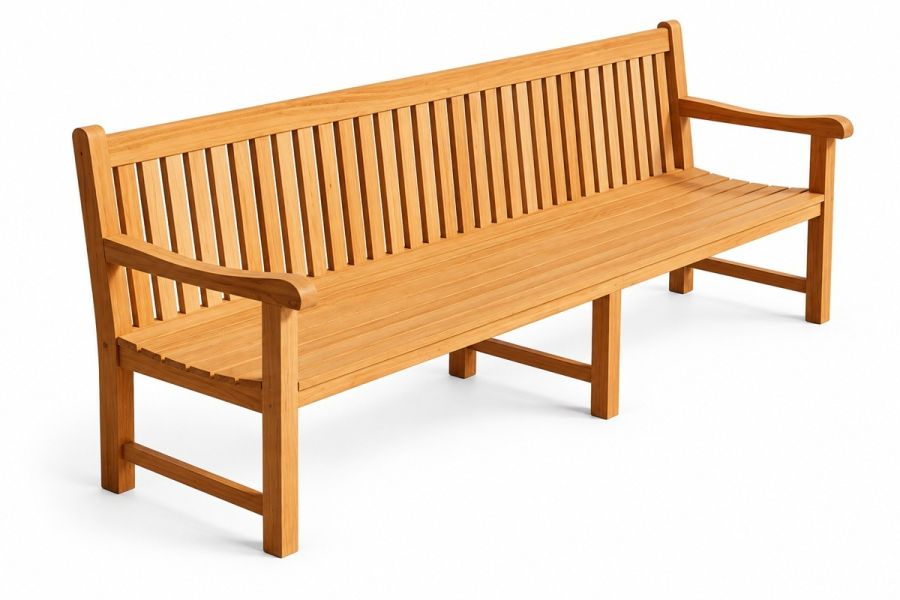 Teak parkbank 300 cm