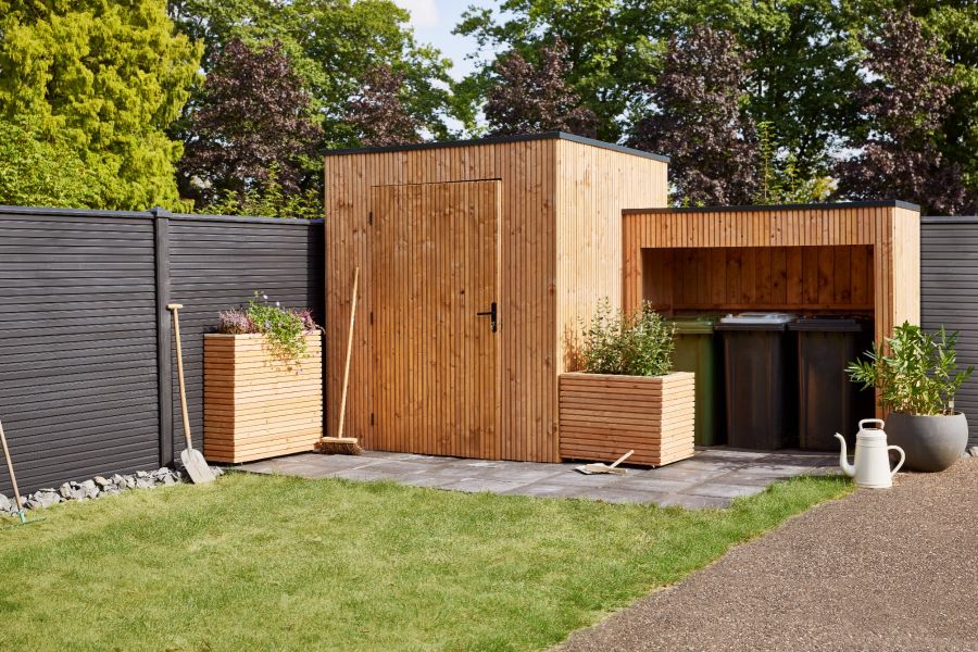 Douglas berging Linna 291x291 cm - incl. EPDM