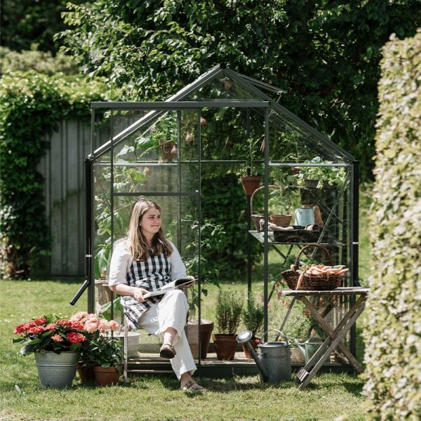 Tuinkas Kate III - 192x314 cm - Groengrijs - Full Options