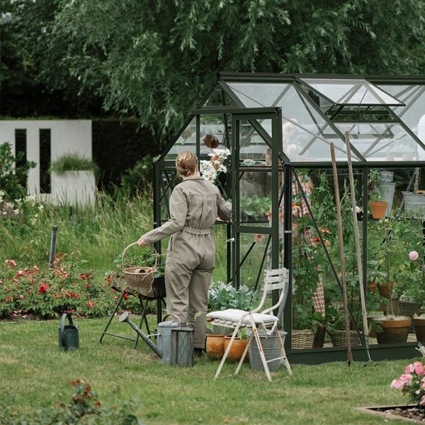 Tuinkas Mary III - 212x360 cm - Groengrijs