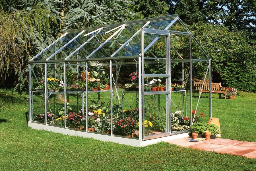 Tuinkas Popular 106 aluminium - 3 mm veiligheidsglas - 193x319 cm