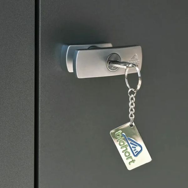 Biohort metalen tuinkast 150 155x83x182,5 cm kwartsgrijs