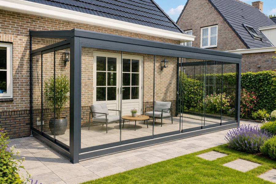 Velvetline veranda 700x400 cm polycarbonaat dak