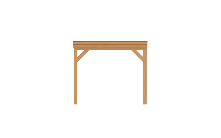 Buitenverblijf Sublime Plat dak - 300 x 300 cm