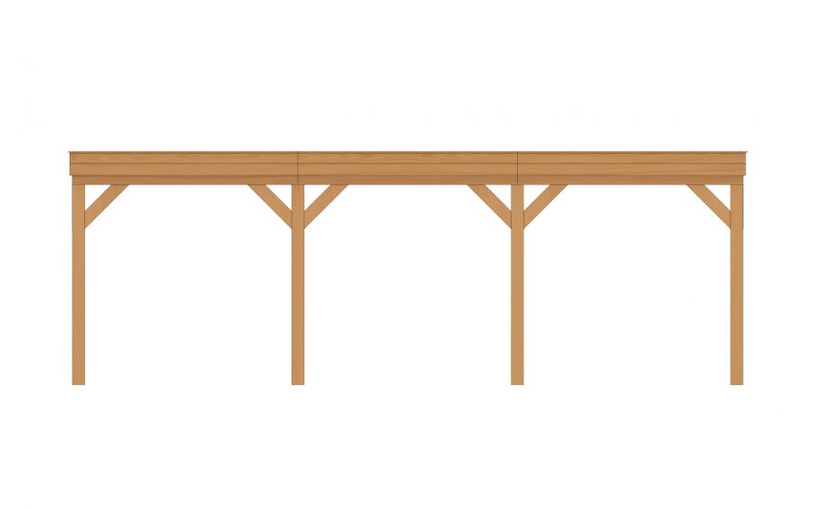 Buitenverblijf Sublime Plat dak - 750 x 350 cm