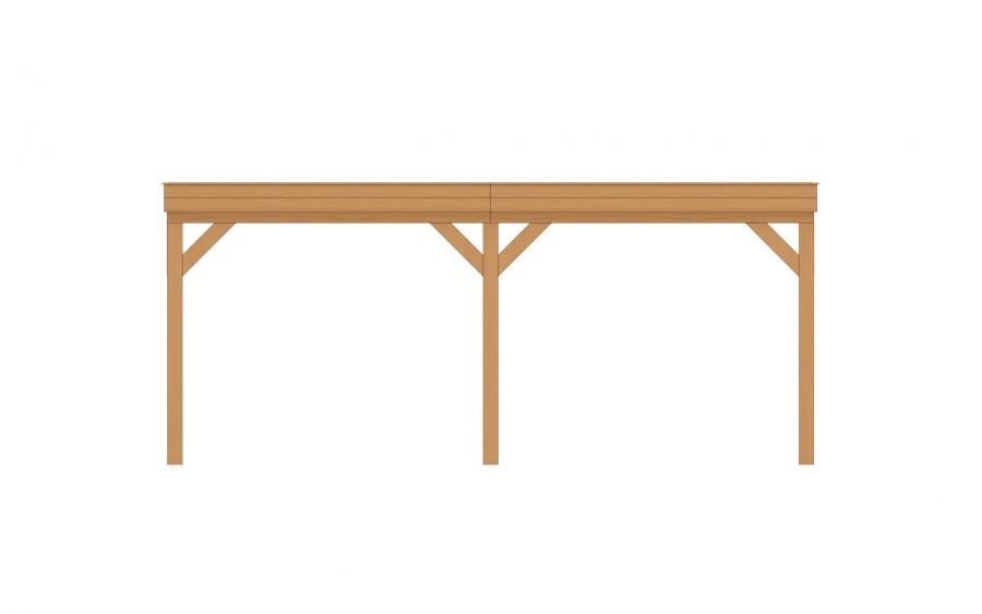 Buitenverblijf Sublime Plat dak - 600 x 400 cm