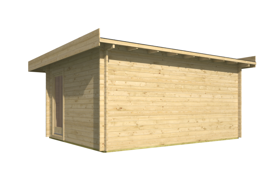 Tuindeco Yorick Blokhut 500x380 cm 44 mm vuren blank