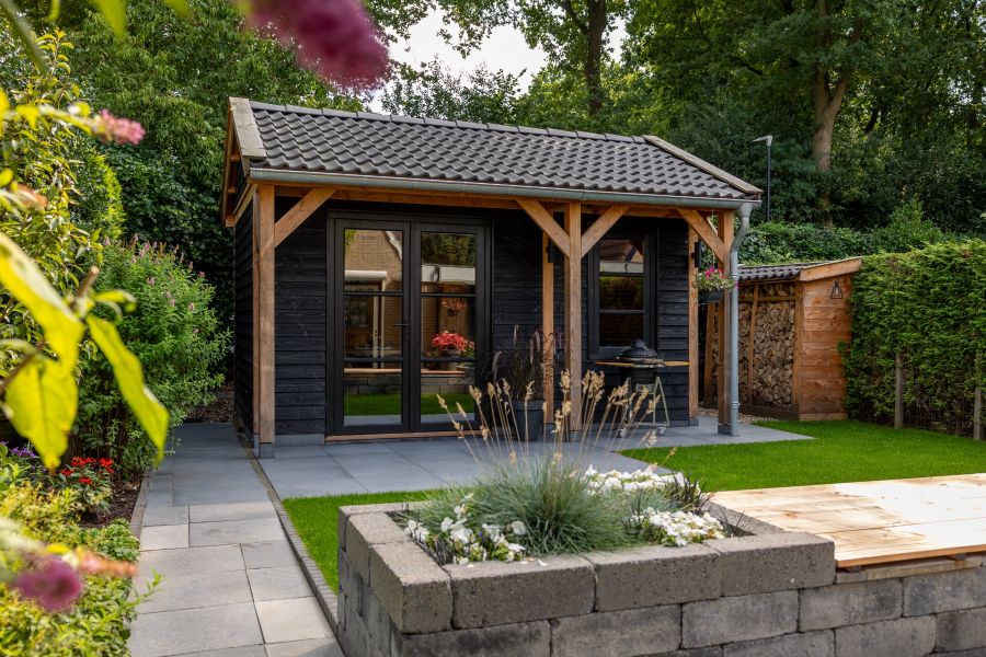 Trendhout Overkapping Zadeldak Betula 505x415 cm