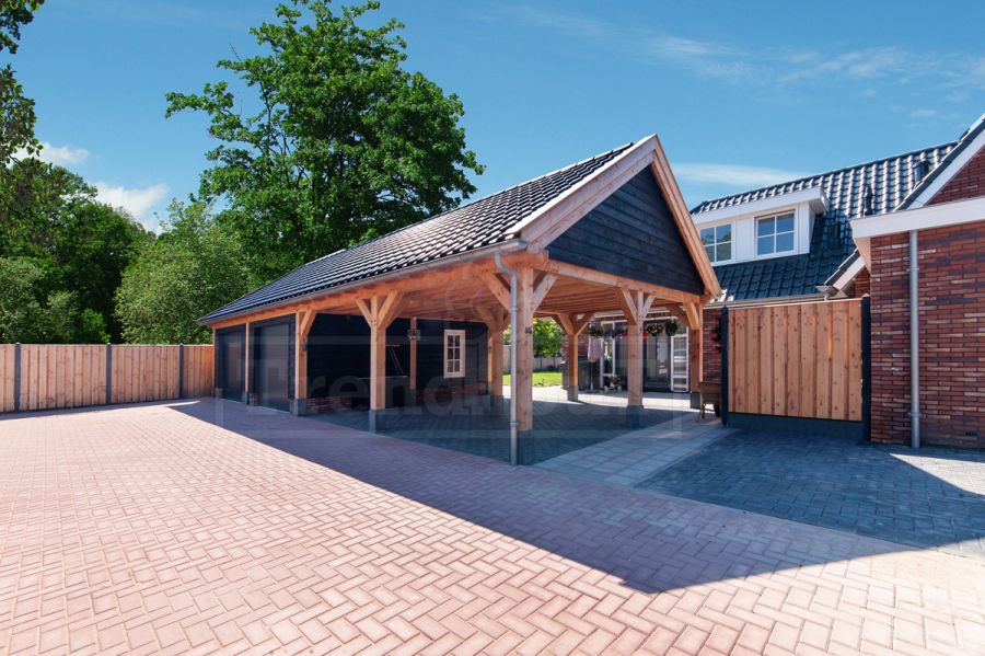Trendhout Overkapping Zadeldak XXL 770x585 cm