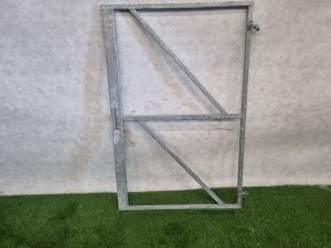 Stalen frame poortdeur – met hangwerk (154,5 x 100 cm) - SALE25087
