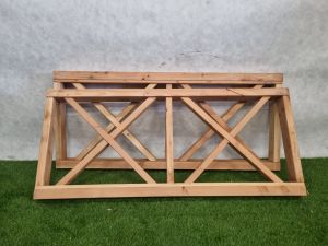 Veranda hekwerk – 163 x 70 cm - 2 stuks beschikbaar - SALE25090