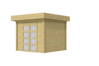 Blokhut Bonte Specht 300x250 cm - geïmpregneerd