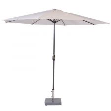 Lotus parasol - Ø300 cm - carbon black - ecru
