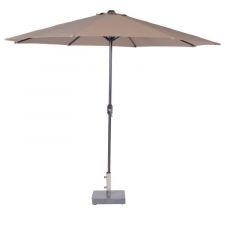 Lotus parasol Ø300 cm carbon black - taupe