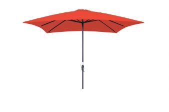 Lotus parasol - 250x250 cm - carbon black - red