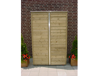 Hoge tuinkast tuin klant