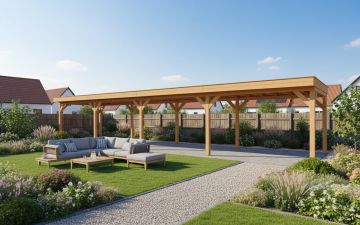 Buitenverblijf Sublime Plat dak - 1400 x 350 cm