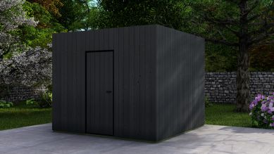 Poolhouse Trendy 300x300 cm - exterieur zwart gecoat