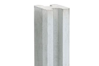 Betonnen T-paal sleufpaal wit/grijs