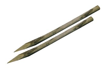 Ronde paal (geschild) 6/8x180 cm