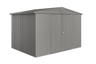 Europa 5 metalen tuinhuis kwartsgrijs metallic