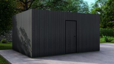 Poolhouse Trendy 500x400 cm - exterieur zwart gecoat