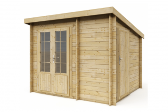 Blokhut 3025L+ 300x250 cm - geïmpregneerd