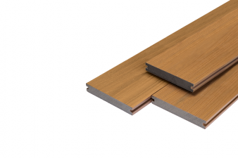 Vlonderplank Supreme massief composiet 2x14x400 cm - Teak
