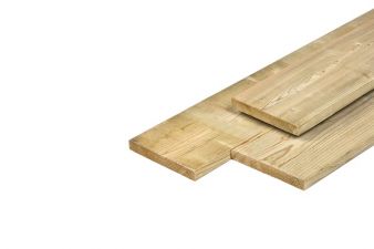 Noord-Zweeds planken glad geschaafd 1,9x14,5x240 cm