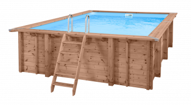 Luxe houten zwembad Playa Lagun 600x419x131 cm