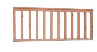Douglas hekwerk 178,5x73 cm - blank