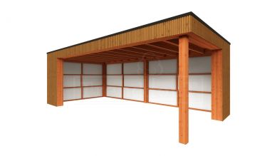 Trendhout Buitenverblijf Capri 720x375 - Plat dak model links