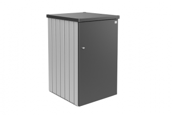 Biohort metalen containerberging Alex zilver/donkergrijs
