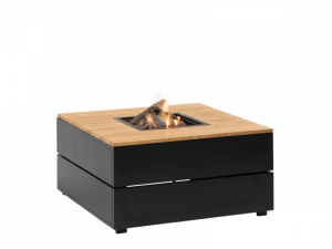 Cosipure 100 zwart/teak 100x100x50 cm