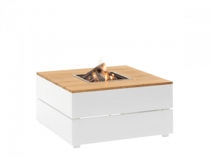 Cosipure 100 wit/teak 100x100x50 cm
