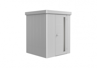 Biohort mealen berging Neo 180x180 cm - zilver metallic