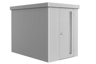 Metalen berging Neo - Enkele deur - Zilver - 3A (180x292 cm)
