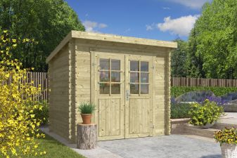 Blokhut Indi 230x175 cm - Groen geïmpregneerd main