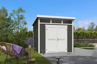 Tuinhuis Kibo 3 250x200 cm - Green Grey-wit gecoat - main